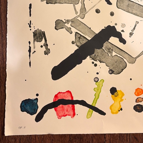 Roland Ginzel Lithograph "Untitled" TRUST 2 of 5 - 1981 - Picture 2 of 12